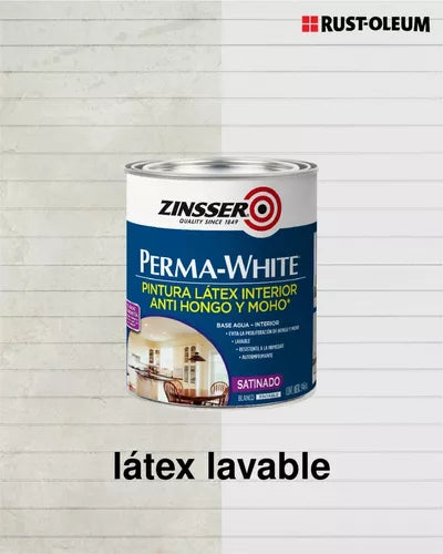 Oferta ZINSSER PERMA-WHITE -Blanco Satin 3,785L