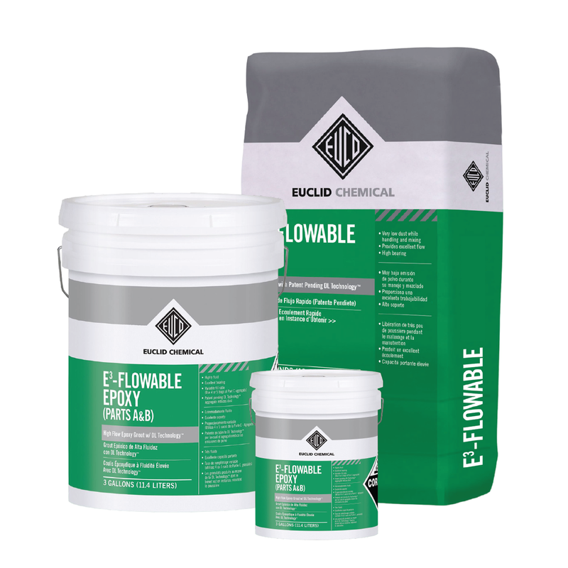 E3 FLOWABLE - Grout epóxico de alta fluidez, kit 30Kg