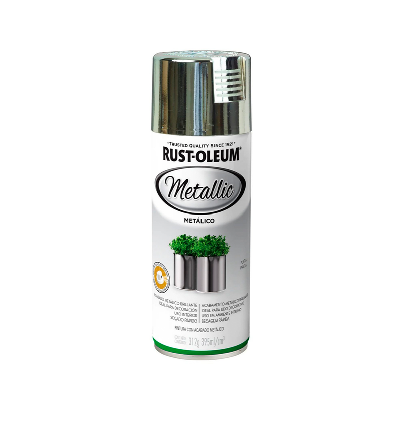 SPRAY METALLIC - Acabado Metálico Plateado 340 g