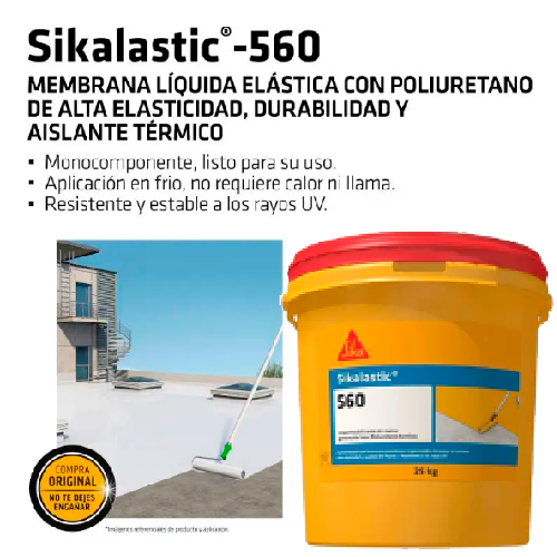 SIKALASTIC 560 Cl - Membrana Impermeabilizante, Tin 25 Kg