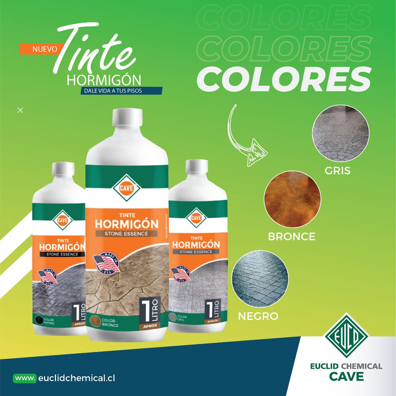 TINTE HORMIGON - Tinte Semitransparente para hormigon Bronce