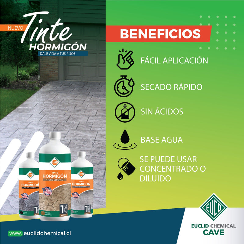 TINTE HORMIGON - Tinte Semitransparente para hormigon Bronce