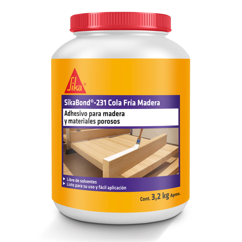 SikaBond-231, Colafría madera Extra Firme 3,2 Kg