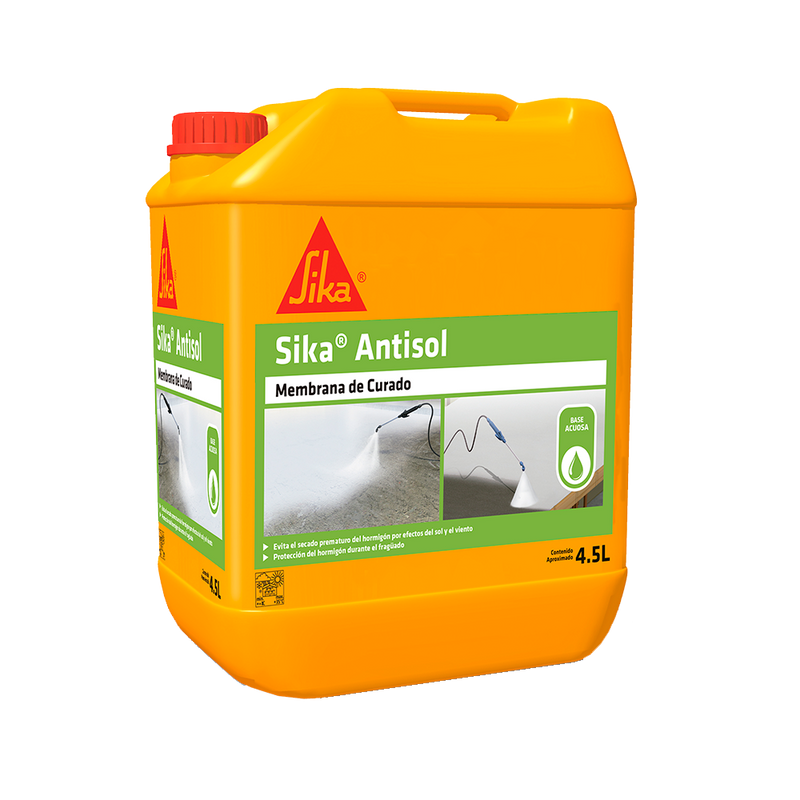 SIKA ANTISOL - Membrana de Curado en Emulsión, 4,5 lts